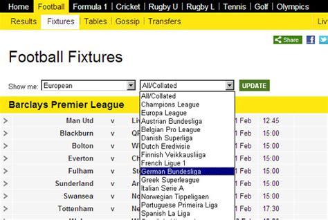live footy scores bbc|Football .